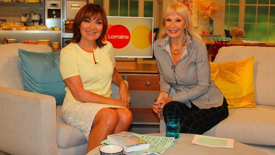 Carol with Lorraine Kelly on ITV Breakfast Show